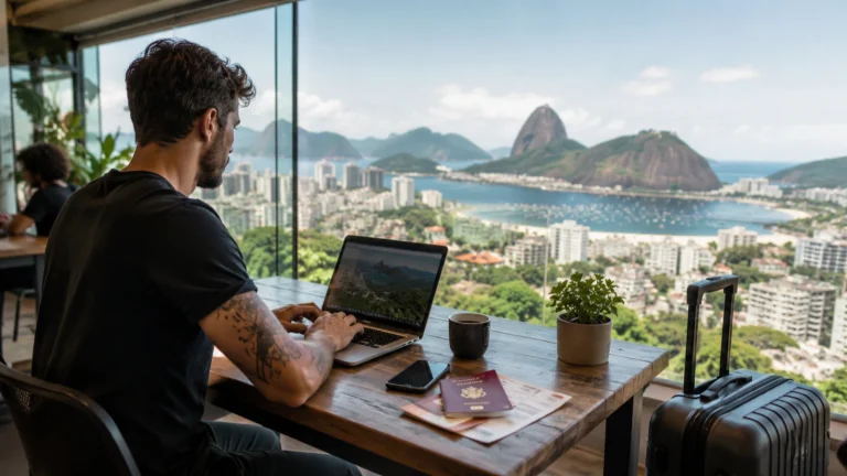 Visa de nomade numérique au Brésil 2026 : exigence de revenu mensuel de 1 500 $