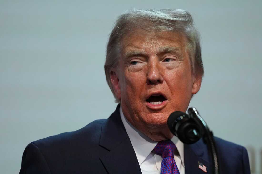 Le président Trump s'exprime lundi à Washington sur le prix des médicaments sur ordonnance à l'Auditorium South Court du bâtiment Eisenhower Executive Office, sur le campus de la Maison Blanche.