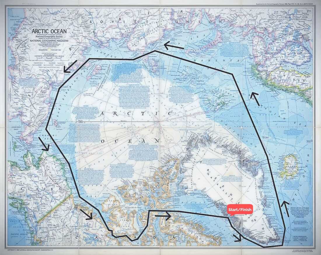 La route que Rutherford envisage d'emprunter est longue d'environ 10 000 milles marins. Personne ne l'a terminé sans aide.