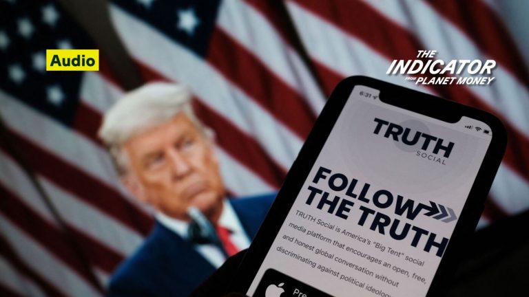 Le nouveau plan Truth Social de Trump : payer 100 000 $ : L&rsquo;indicateur de Planet Money : NPR