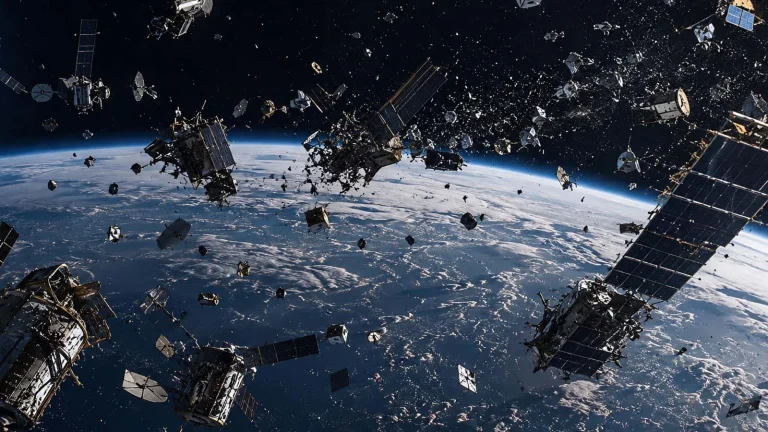 Les scientifiques mettent en garde contre un désastre en chaîne dans l&rsquo;espace : risque d&rsquo;interruption d&rsquo;Internet et de la communication