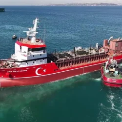 Lancement du premier navire de dragage local et national de Turquie