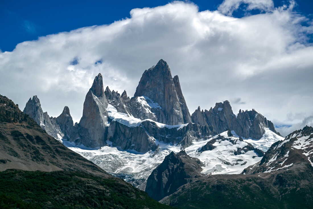 Mont Fitz Roy dans le parc national Los Glaciares, province de Santa Cruz, Argentine